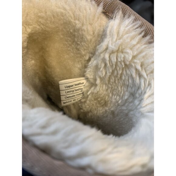 Vepose Suede Leather Sherpa Lined Youth Booties Size 2 - Picture 6 of 7